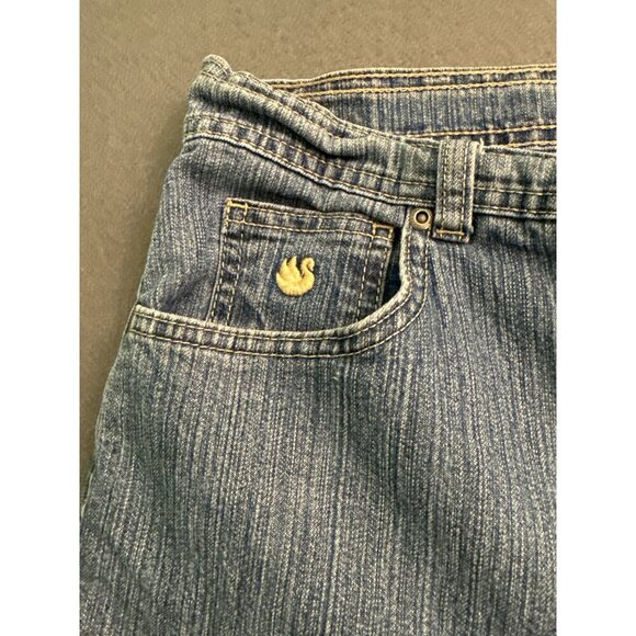 Gloria Vanderbilt Womens Size 6 Light Wash Straight Leg Denim Jeans With Embroid - Picture 3 of 7